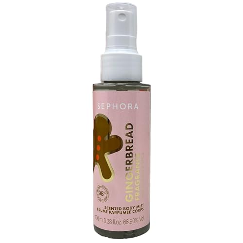 SEPHORA COLLECTION Gingerbread Set - Bubble Shower Gel, Moisturizing body Lotion, Scented Body Mist, Exfoliating Body Granita Full Size.