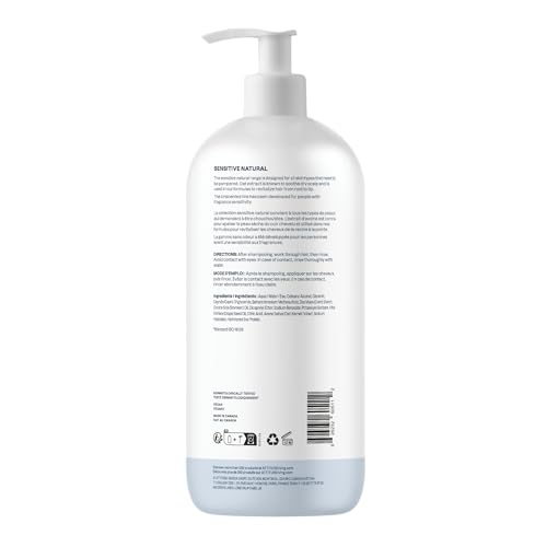 Volumizing Hair Conditioner - Sensitive Dry Scalp, Natural & Unscented, Pack of 2, 32 Fl Oz
