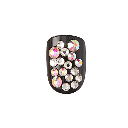 KISS imPRESS Press-On Nails Couture Collection Manicure Kit, ¡®Lavish¡¯, Patented Super-Hold Adhesive, 30 Fake Nails with 12 Accent Nails