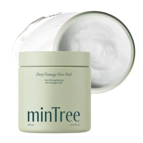 MINTREE Deep Nourishing Scalp & Hair Treatment 430ml for Dry Damaged Hair