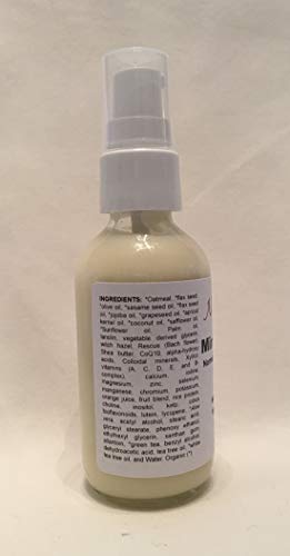 Organic Moisturizing Lotion for Dry Sensitive Skin 2 Oz - Anti-Aging
