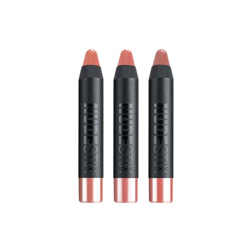 Mini Lip & Cheek Balm Set - Hydrating Nude Shades, Vegan & Cruelty-Free, 3-Piece