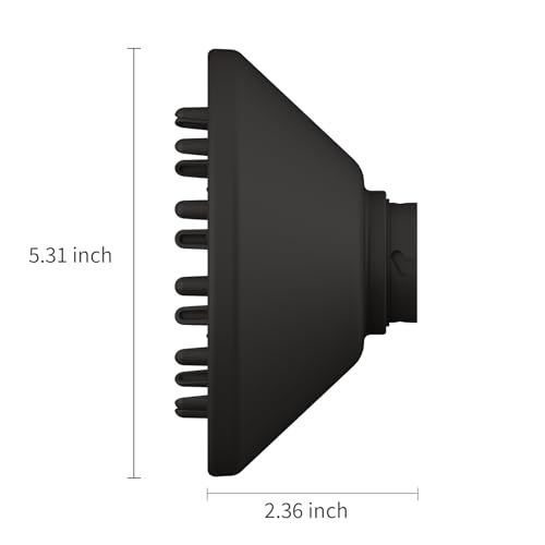 Black Diffuser Attachment for Shark FlexStyle HD430 Hair Dryer