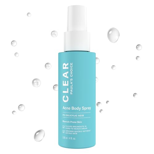 Salicylic Acid Body Acne Spray - Exfoliating Treatment for Bumpy Skin 4oz