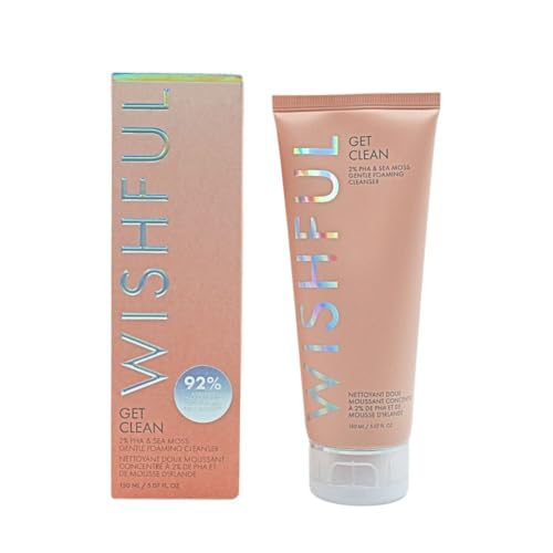 Wishful Get Clean 2% PHA & Sea Moss?Gentle Foaming Cleanser 5.07 oz / 150 ml