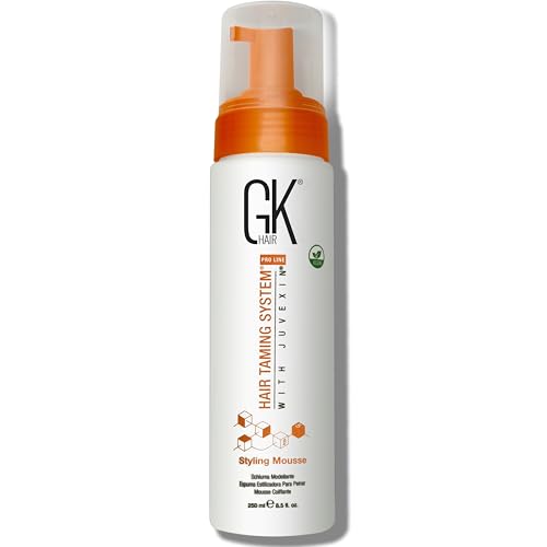 Keratin Volumizing Hair Mousse for Fine & Thin Hair - Sulfate-Free, Medium Hold, Adds Shine & Body, No Frizz - 8.5 Fl Oz