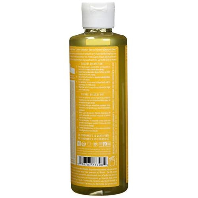 Dr. Bronner's Organic Pure Castile Liquid Soap Citrus Orange - 8 fl oz