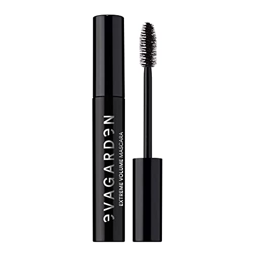 EVAGARDEN Extreme Volume Mascara - Coats Lashes for Durable, Thick Finish - Active Ingredients Protects - Soft Cream Wraps Hairs in Each Application and Lengthens with Lifting Agents - 0.3 oz