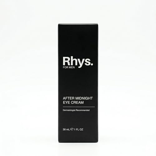 Rhys Men’s Hydrating Night Eye Cream for Dark Circles & Puffiness – Hyaluronic & Caffeine