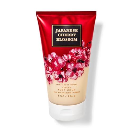 Bath and Body Works Japanese Cherry Blossom Creamy Body Scrub 8 Ounce (Japanese Cherry Blossom)