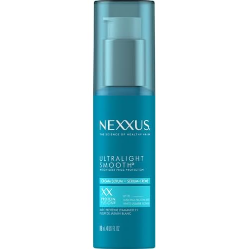 Nexxus Ultralight Smooth Frizz Defy Cream Serum for Frizzy and Dry Hair 4 fl oz,(Pack of 2)