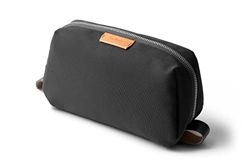 Unisex Water-Resistant Toiletry Bag with Magnetic Toothbrush Sleeve - Bronze, Slate