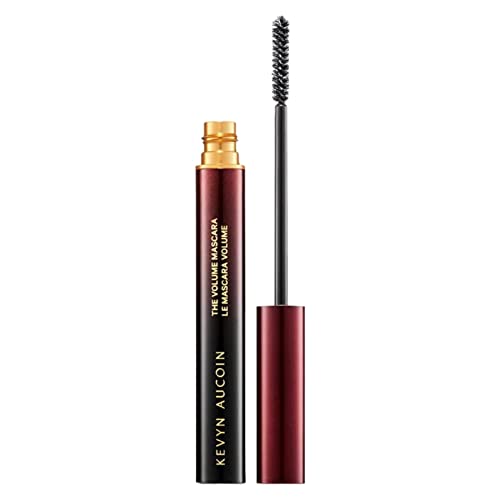 Kevyn Aucoin The Volume Mascara - Rich Pitch Black 0.18oz, Long Wear, Clump-Free, Water-Removable