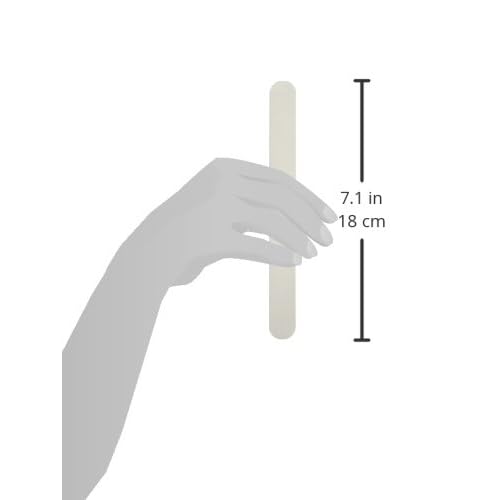 Cuccio 240 Grit Stainless Steel Nail File Refill, White, 50 Count