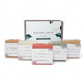 All Natural Shea Butter Enriched Bar Soap Set - Handmade 4.3oz 5 Pack, Gentle for All Skin Types, Essential Oils Scented, Mixed Variation