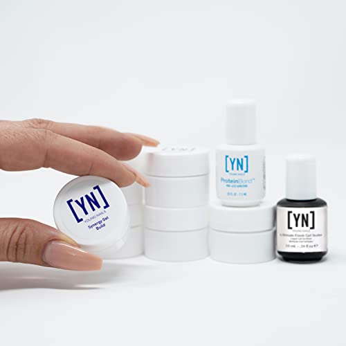 Young Nails Gel Kit - Starter Kit for Home, Beginners & Professionals - Trial Synergy Variation