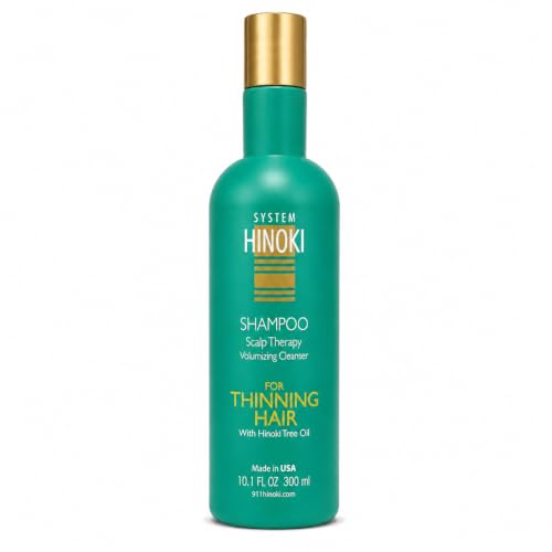Hayashi System Hinoki Shampoo for Thinning Hair 10.1 Fl Oz - Volumizing & Scalp Care