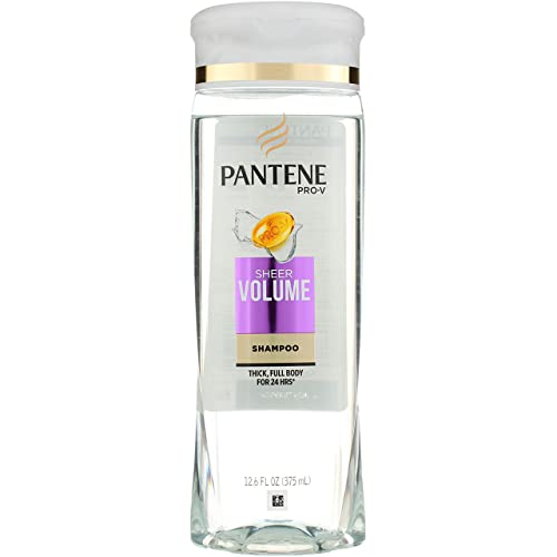 Pantene Pro-V Sheer Volume Thickening Shampoo for Fine Hair - Pack of 3