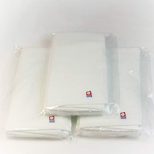Imabari Japanese Cotton Washcloths Set - Soft, Absorbent, 13x30 Inches - Variation of 3