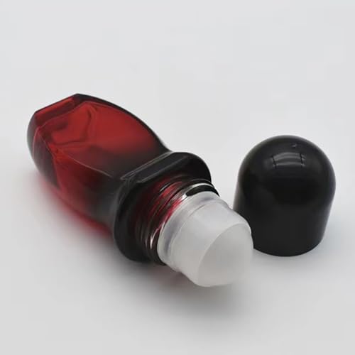 2pcs 50ml Glass Roller Bottles Large Empty Roller Ball Bottle Leak Proof Refillable Rollerball Bottles For Perfume Essential Oils Deodorant