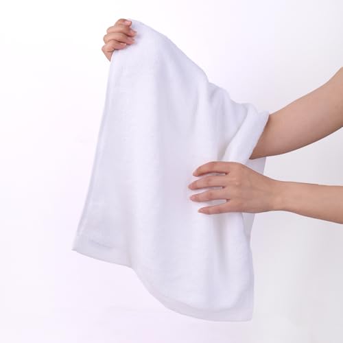Everplush Country Terry Series Face Towel 6-Piece Set - Cotton and Microfiber Material, Super Absorbent, Ultra Soft, Portable for Travel, Ideal for Face & Hand Washing
