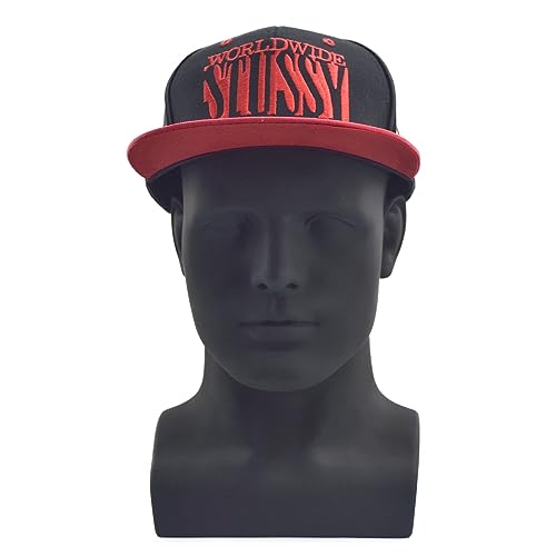 Male Mannequin Head Display Stand for Wigs Hats & Jewelry - Matte Black