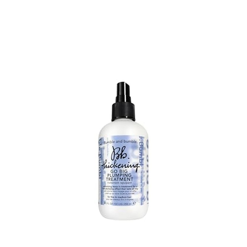 Bumble and bumble. Thickening Go Big Plumping Hair Treatment Spray | Heat Protection | Softening + Defining | Straight to Wavy, 8.5 Fl Oz