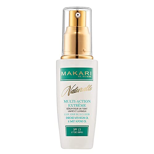 Brightening Face Serum with SPF 15 & Argan Oil - Hydrating & Uneven Skin Tone
