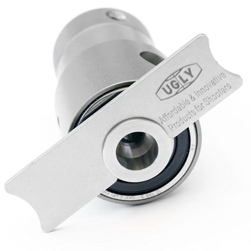 Derraco Engineering Ugly SRT Shoulder Referenced Brass Case Trimmer - Simple, Precise, and Fast