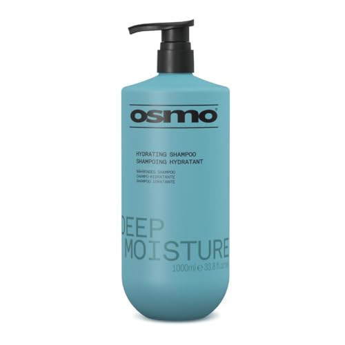 Osmo Deep Moisture Shampoo 33.8 Fl Oz - Quench & Tame Frizz with Ylang Ylang & Patchouli Oil