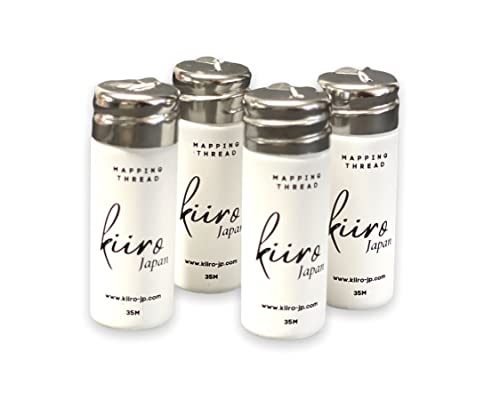 4 Pack White Premium Brow Mapping String for Microblading & PMU Supplies - 459.3 FT