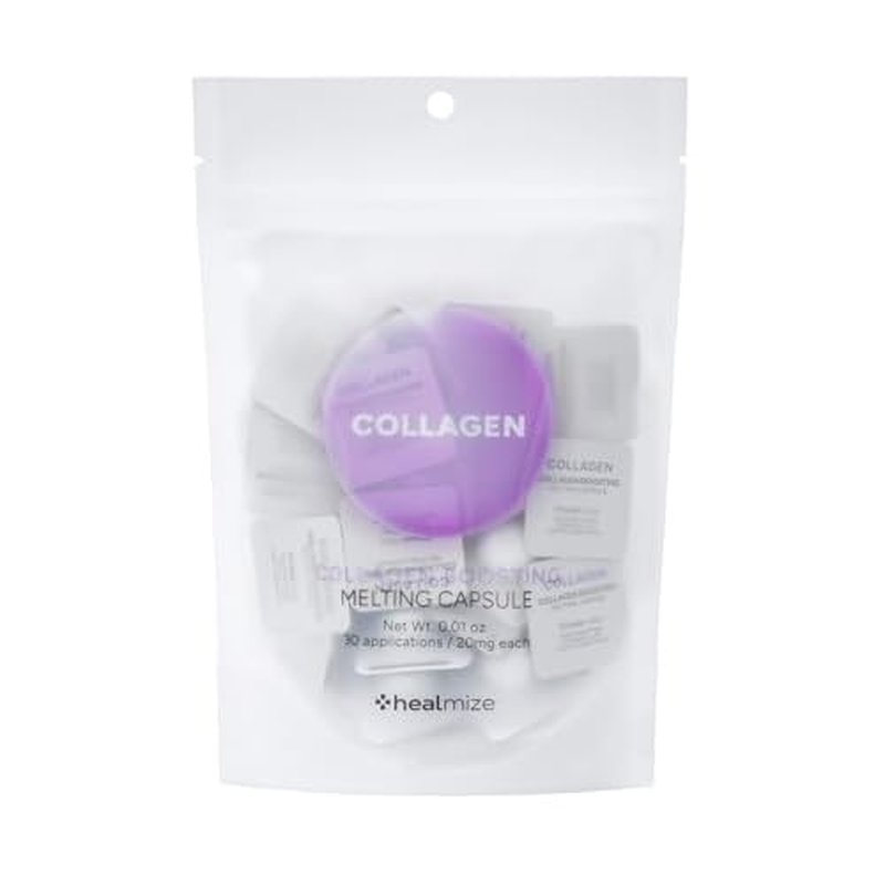 Collagen Boosting Melting Snowball Capsule (30ea) ? 660,000ppm Hyaluronic Acid & 261,905ppm Hydrolyzed Collagen ? Firm, Smooth, and Hydrated Skin ? Freeze-Dried Capsule for Elasticity & Glow