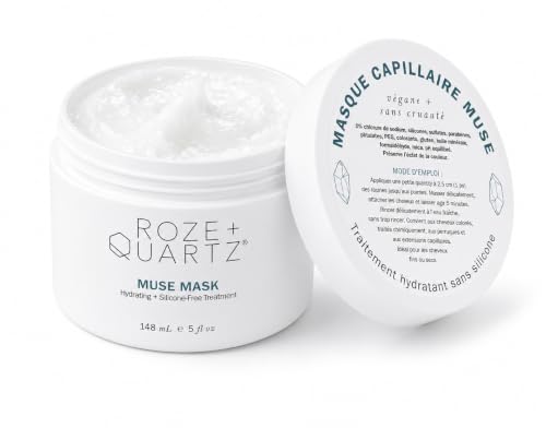 Roze + Quartz Muse Hair Mask 5 Fl Oz - Deep Hydrating Bond Repair & Shine