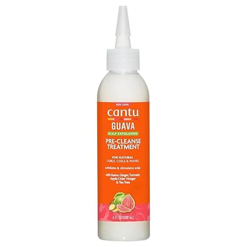 Cantu Guava & Ginger, Scalp Exfoliating Pre-Poo Treatment, 6 fl oz (180 ml)