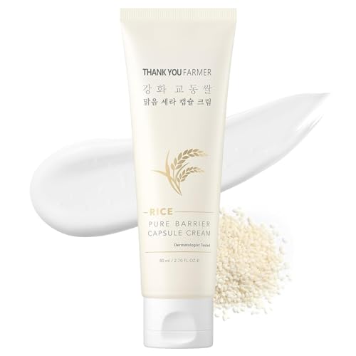 Moisturizing Skin Barrier Cream with Ceramides & Rice Extract – Hypoallergenic, Dermatologist Tested