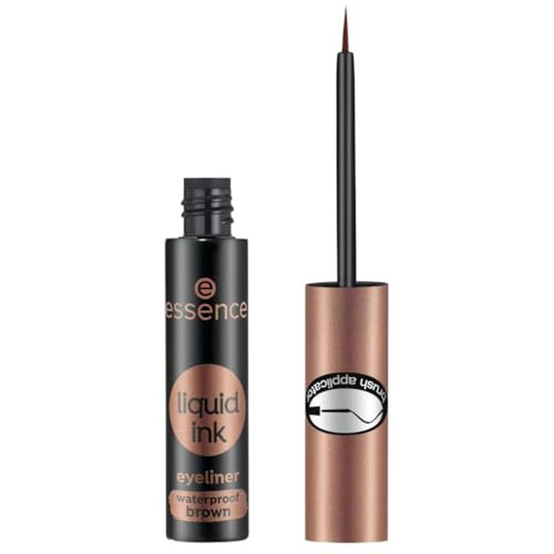 essence Liquid Ink Brown Water Resistant Eye Liner, made in Italy [italian import]