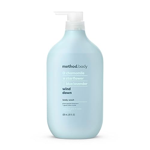 Method Body Wash Wind Down 28 FL Oz and Berry Balance 18 oz (Packs of 1)