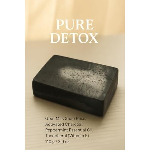 Handmade Soap Gift Set - 4 Natural Soap Bars (Berry, Detox, Honey, Lavender)- Relaxing Spa Gift for Women & Men (Fruity & Floral)