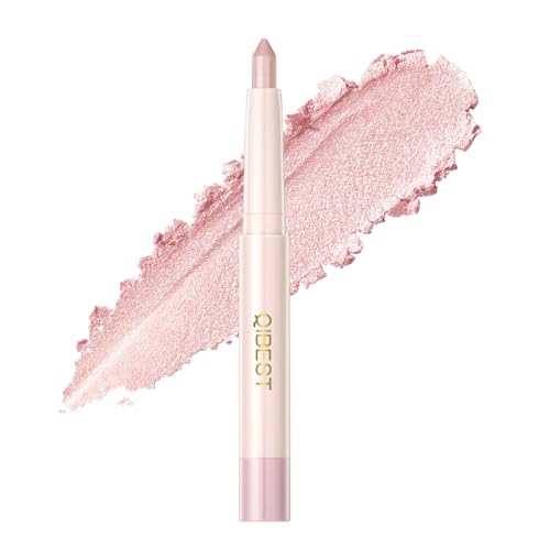 Cream Eyeshadow Stick No-Tug Shadow Stix-Long Lasting Color, Multi-Use Cream Eye Makeup Lightweight, Buildable Formula 0.05oz (Golden Pink)