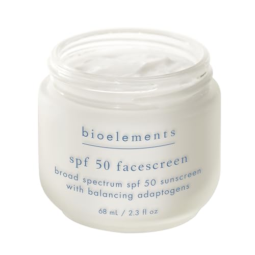 Bioelements SPF 50 FaceScreen - 2.3 oz Antioxidant, Broad-Spectrum
