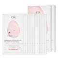 CDL Low Molecular Collagen Face Lifting Mask - Glowing, Firming & Deep Hydrating Korean Hydrogel Sheet Mask for Glass Skin Elasticity, Phyto PDRN Anti-Aging Skincare (10 Sheets)
