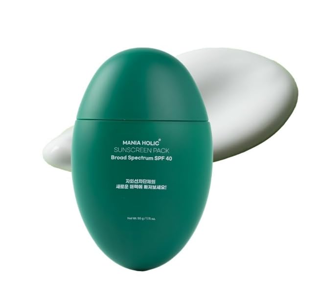 Korean SPF 40 Sunscreen Primer with No White Cast - Lightweight, Matte Finish, Pore-Friendly, 1.76 fl oz