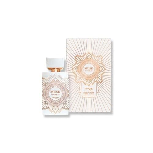 Unisex Musk Eau de Parfum Spray 3.4 oz - Elegant Fragrance with Rose, Wood, Musk