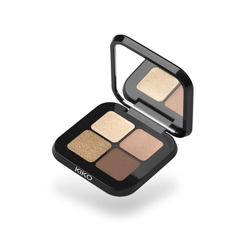 Kiko Milano Bright Quartet Eyeshadow Palette 01 Warm Neutral Tones