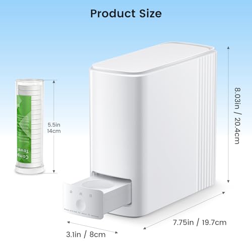 Hot Towel Dispenser Machine for Face with Fast Heating & Voice Reminder - Includes 20 Towels