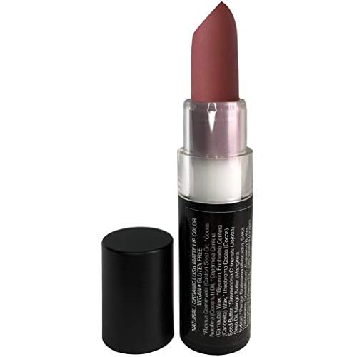 Mom's Secret Natural Matte Lipstick, Organic, Long Lasting, Vegan, Gluten Free, Cruelty Free, Made in the USA, 0.12 oz. (Blushing Bride)