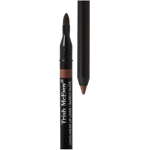 Lip Liner Pencil - Barely Nude Soft Nude, 1.2g - Long-Lasting Precision & Built-in Sharpener