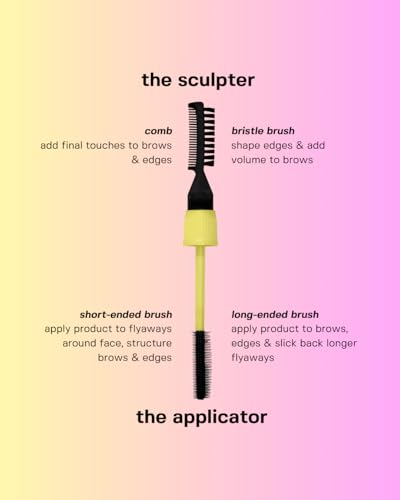 Anagram Mane Stage All-in-One Hair & Brow Gel - Clear, Vegan, Cruelty-Free, 0.39 fl oz