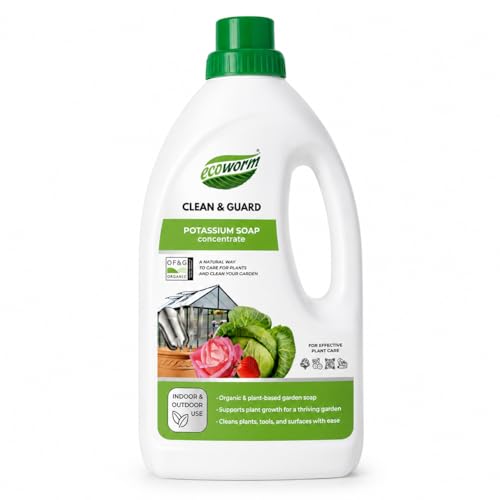 Horticultural Plant Soap Concentrate for Leaf Cleaning & Care – EcoWorm 34 fl oz