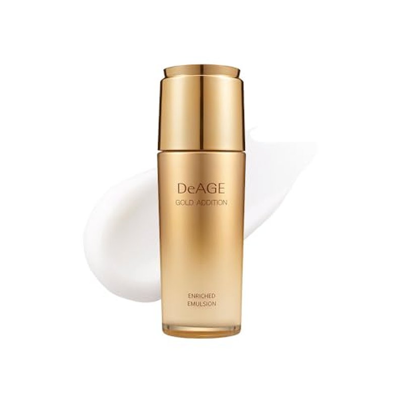 CHARMZONE DeAge Gold Addition Enriched Emulsion ? Nourishing Anti-Aging Face Emulsion with Gold & Botanical Extracts (110ml / 3.72 fl.oz)